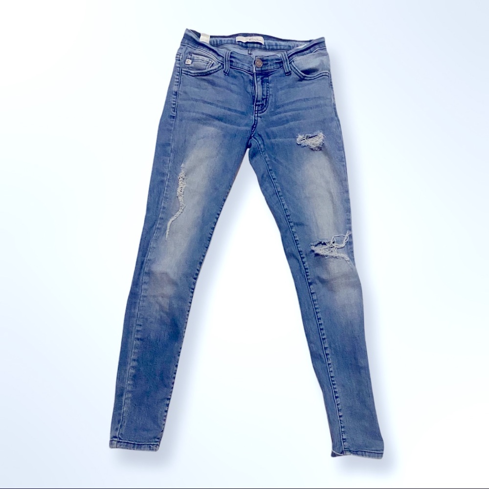 Distressed KanCan Skinny Jeans size-25/3